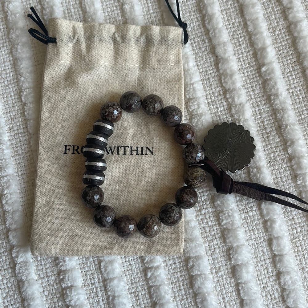 From Within Beaded Charm & Tassel Bracelet - image 3